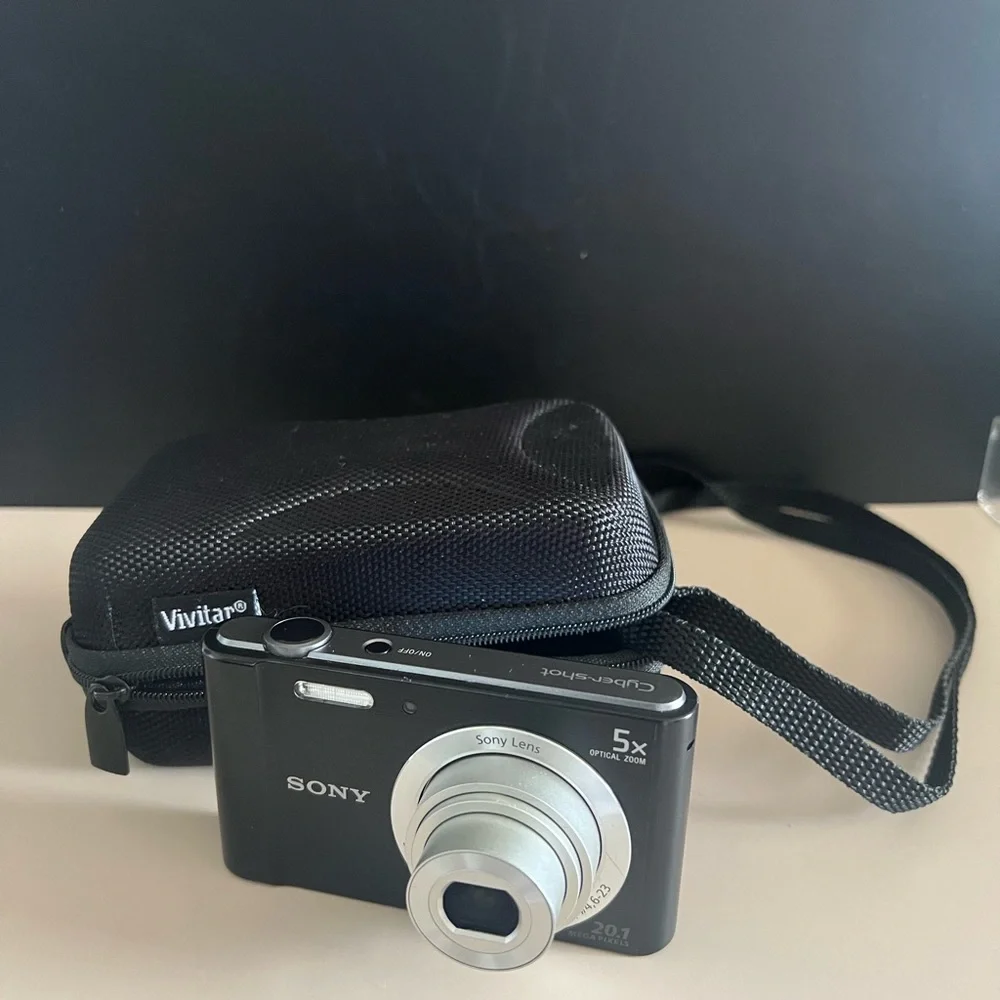 Sony Silver and Black Digital Camera